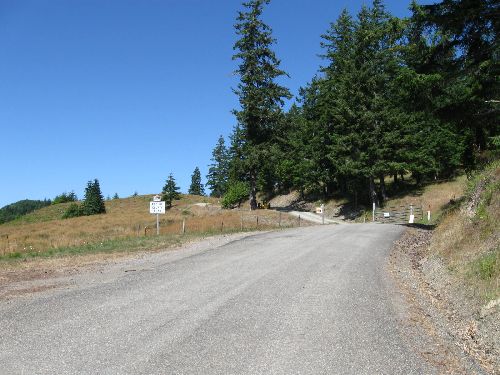 end of road at Mile 9