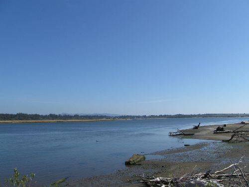Coquille River from Bullards Beach State Park